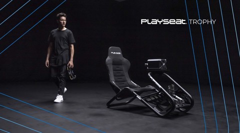 Playseat Trophy Sedia per gaming universale Sedia tappezzata Nero