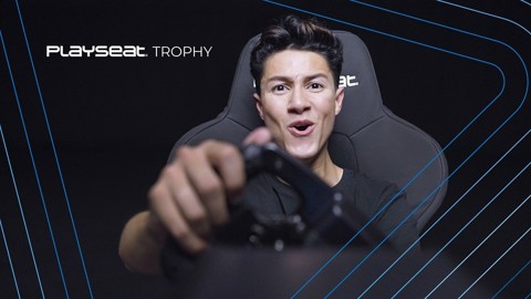 Playseat Trophy Sedia per gaming universale Sedia tappezzata Nero