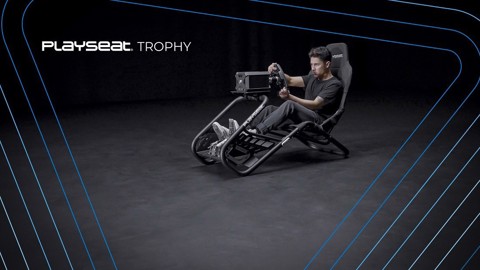 Playseat Trophy Sedia per gaming universale Sedia tappezzata Nero