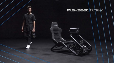 Playseat Trophy Sedia per gaming universale Sedia tappezzata Nero