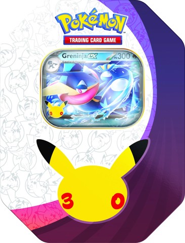 Pokémon 30° Anniversario - Tin da Collezione Sylveon-ex & Greninja-ex
