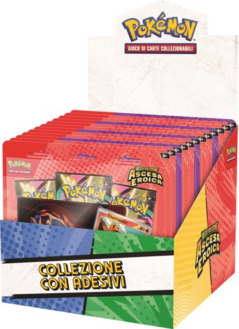 Pokémon Collezione con Adesivi dell'espansione Megaevoluzione - Ascesa Eroica (IT)