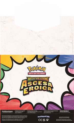Pokémon Collezione con Adesivi dell'espansione Megaevoluzione - Ascesa Eroica (IT)