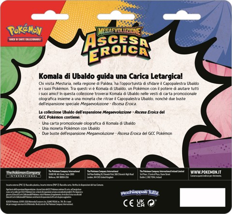 Pokémon Collezione Erika e Ubaldo dell'espansione Megaevoluzione - Ascesa Eroica del GCC