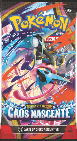 Pokémon Megaevoluzione - Caos Nascente Busta 10 Carte