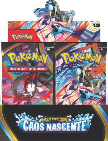 Pokémon Megaevoluzione - Caos Nascente Busta 10 Carte