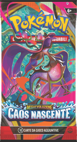 Pokémon Megaevoluzione - Caos Nascente Busta 10 Carte