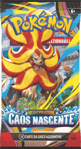 Pokémon Megaevoluzione - Caos Nascente Busta 10 Carte