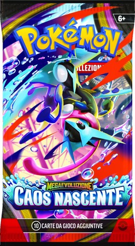 Pokémon PK10407-I Megaevoluzione Caos Nascente Busta 10 Carte