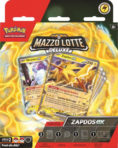 Pokémon Pokemon Mazzo Lotte Deluxe Ninetales-EX e Zapdos-EX (IT)