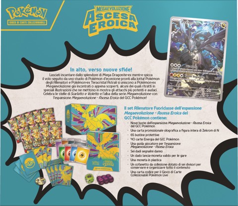 Pokémon Set Allenatore Fuoriclasse dell'espansione Megaevoluzione - Ascesa Eroica (IT)
