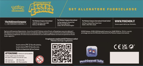 Pokémon Set Allenatore Fuoriclasse dell'espansione Megaevoluzione - Ascesa Eroica (IT)