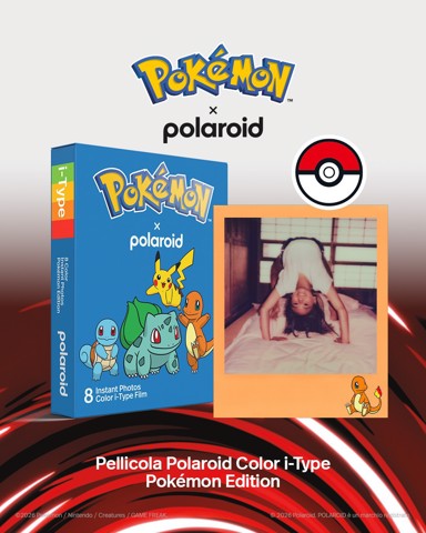 Polaroid Color film for i-Type - Pokemon pellicola per istantanee 8 pz 107 x 88 mm