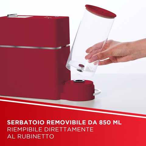 Polti Coffea S15R, macchina da caffè a cialde E.S.E. da 44 m con espulsione automatica delle cialde nell'apposito cassetto, serbatoio removibile da 0,85 l