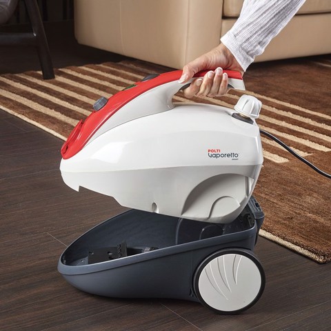 Polti Vaporetto Smart 30_R Pulitore a vapore cilindrico 1,6 L 1800 W Rosso, Bianco