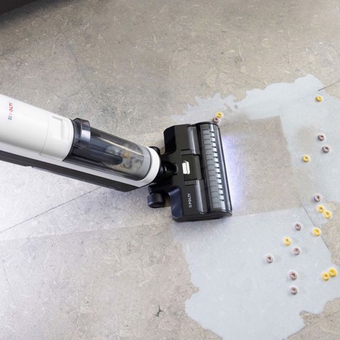 Polti WD30C aspirapolvere senza filo Nero, Grigio, Bianco Senza sacchetto