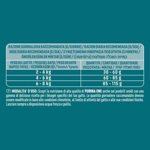 Purina ONE 12505695 cibo secco per gatti 800 g Adulto Salmone
