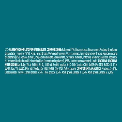 Purina ONE 12505695 cibo secco per gatti 800 g Adulto Salmone