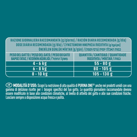 Purina ONE 12510679 Bifensis cibo secco per gatto sterilizzato Manzo 800 g