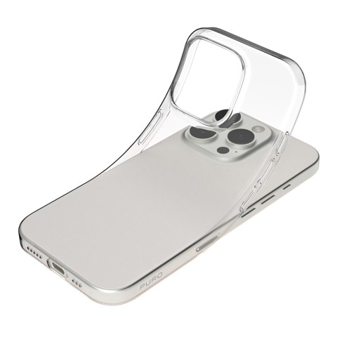 PURO 0.3 Nude Cover Trasparente iphone 16 magsafe