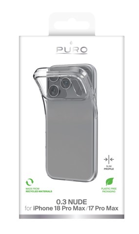 PURO 0.3 Nude custodia per cellulare 17,5 cm (6.9") Cover Trasparente