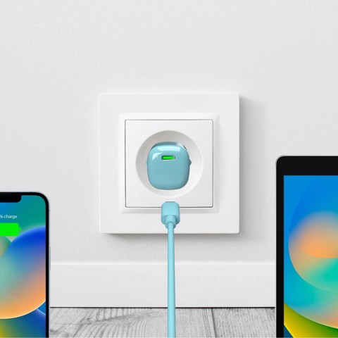 PURO Caricabatterie da parete MiniPro 20W USB-C – tecnologia GAN verde