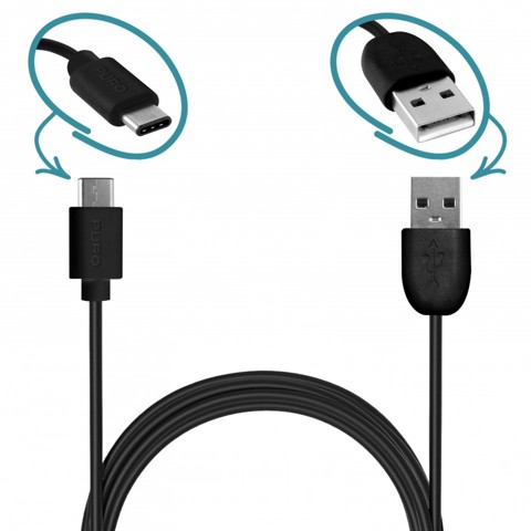PURO CUSBC31 cavo USB 1 m USB 2.0 USB C Nero