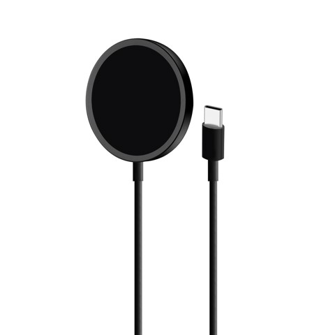 PURO CUSBCMAG1BLK Caricabatterie per dispositivi mobili Smartphone Nero USB Carica wireless Interno