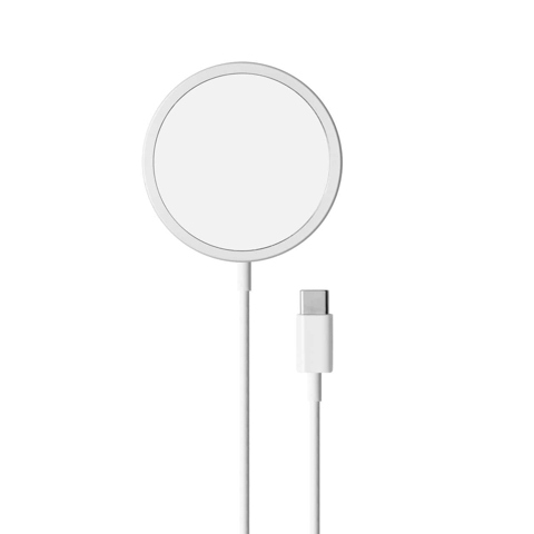 PURO CUSBCMAG1WHI Caricabatterie per dispositivi mobili Smartphone Bianco USB Carica wireless Interno