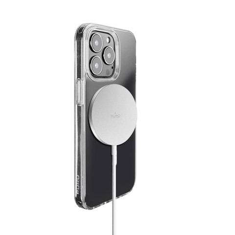 PURO CUSBCMAG1WHI Caricabatterie per dispositivi mobili Smartphone Bianco USB Carica wireless Interno