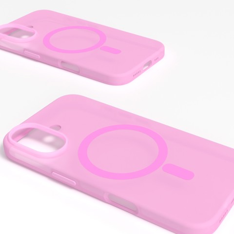 PURO Daylight Cover Rosa, Translucent iphone 16 magsafe