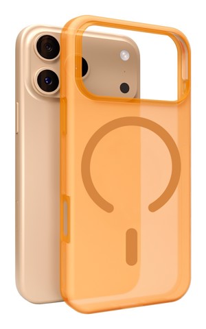 PURO Daylight custodia per cellulare 16 cm (6.3") Cover Arancione, Translucent
