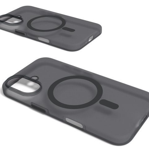 PURO Daylight custodia per cellulare 17 cm (6.7") Cover Nero, Translucent