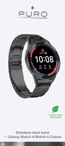 PURO GW4METALBLK parte e accessorio per orologi Cinturino per orologio