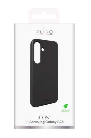 PURO ICON custodia per cellulare 15,8 cm (6.2") Cover Nero