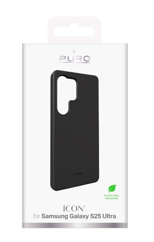 PURO ICON custodia per cellulare 17,5 cm (6.9") Cover Nero