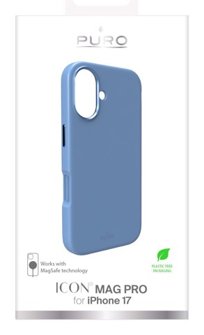PURO ICON MAG PRO Cover Blu iphone 17