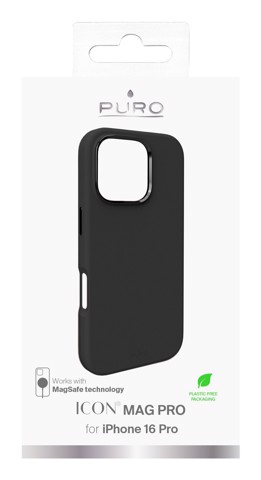 PURO Icon Mag Pro custodia per cellulare 16 cm (6.3") Cover Nero