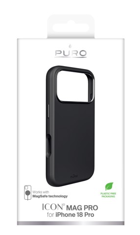 PURO ICON MAG PRO custodia per cellulare 16 cm (6.3") Cover Nero