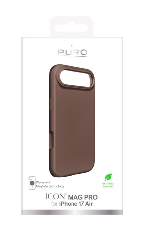 PURO ICON MAG PRO Cover Marrone iphone 17 air