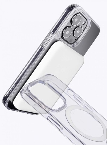 PURO IPC14P61LITEMAGTR custodia per cellulare 15,5 cm (6.1") Cover Trasparente