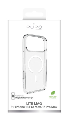 PURO Lite Mag custodia per cellulare 17,5 cm (6.9") Cover Trasparente