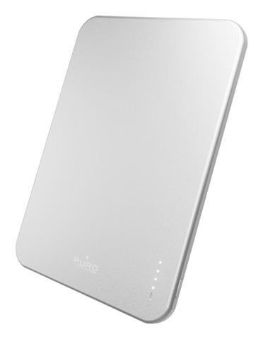PURO Lite Slim Power Mag Polimeri di litio (LiPo) 3000 mAh Carica wireless Argento
