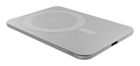 PURO Lite Slim Power Mag Polimeri di litio (LiPo) 3000 mAh Carica wireless Argento