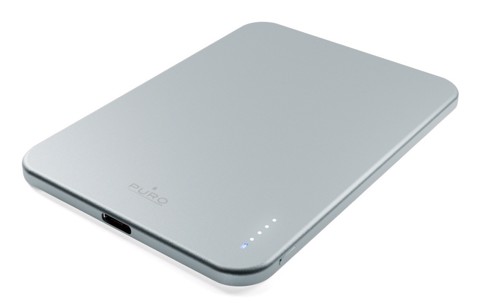 PURO Lite Slim Power Mag Polimeri di litio (LiPo) 3000 mAh Carica wireless Blu