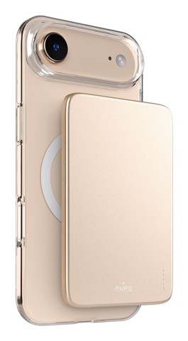 PURO Lite Slim Power Mag Polimeri di litio (LiPo) 3000 mAh Carica wireless Oro