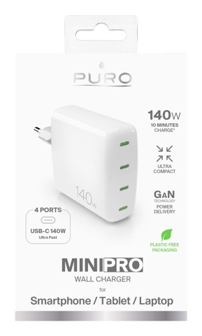 PURO MiniPro Universale Bianco AC Ricarica rapida Interno