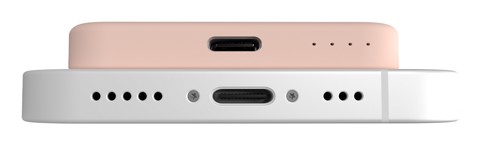 PURO Power Bank compatibile MagSafe “Mini Power Mag” per iPhone beige