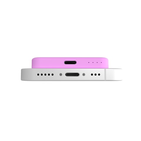 PURO Power Bank compatibile MagSafe “Mini Power Mag” per iPhone rosa
