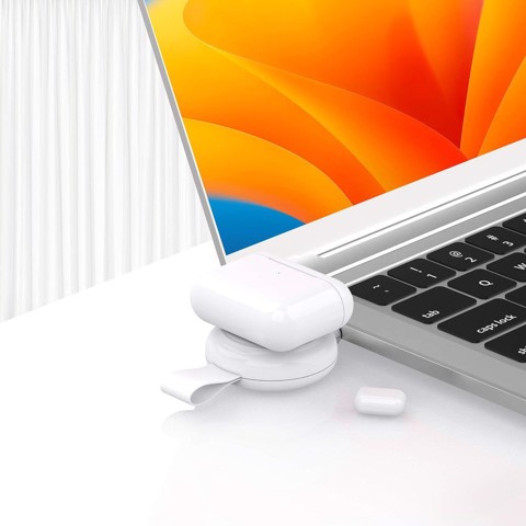 PURO Power Go Mini Auricolare, Orologio intelligente Bianco USB Carica wireless Interno